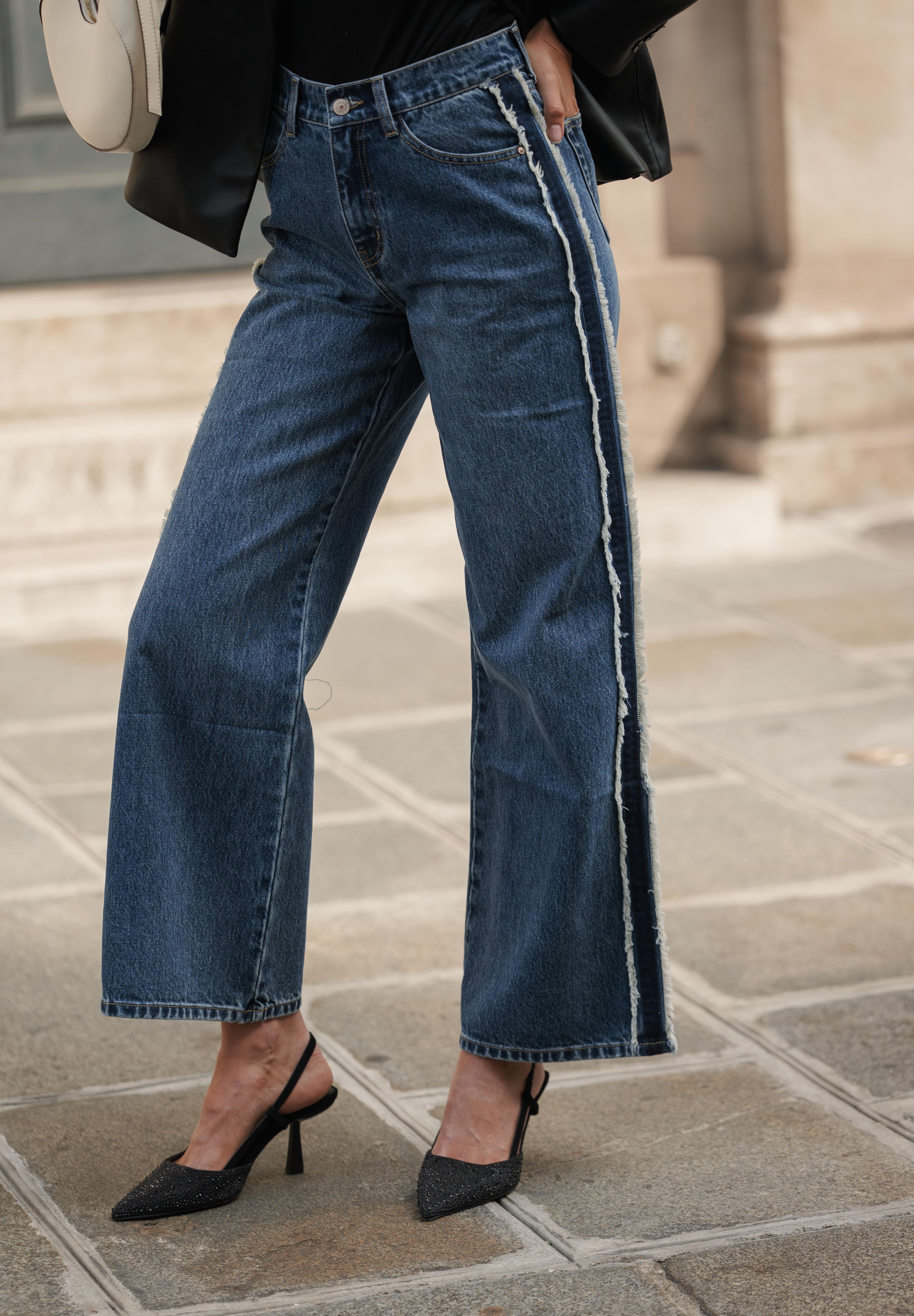 Jean Sawyer - denim bleu foncé - Oraije Paris