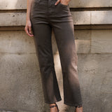 Jean Solange - denim chocolat - Oraije Paris