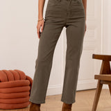 Jean Solange - denim kaki - Oraije Paris