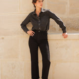 Jean Solange - denim noir - Oraije Paris