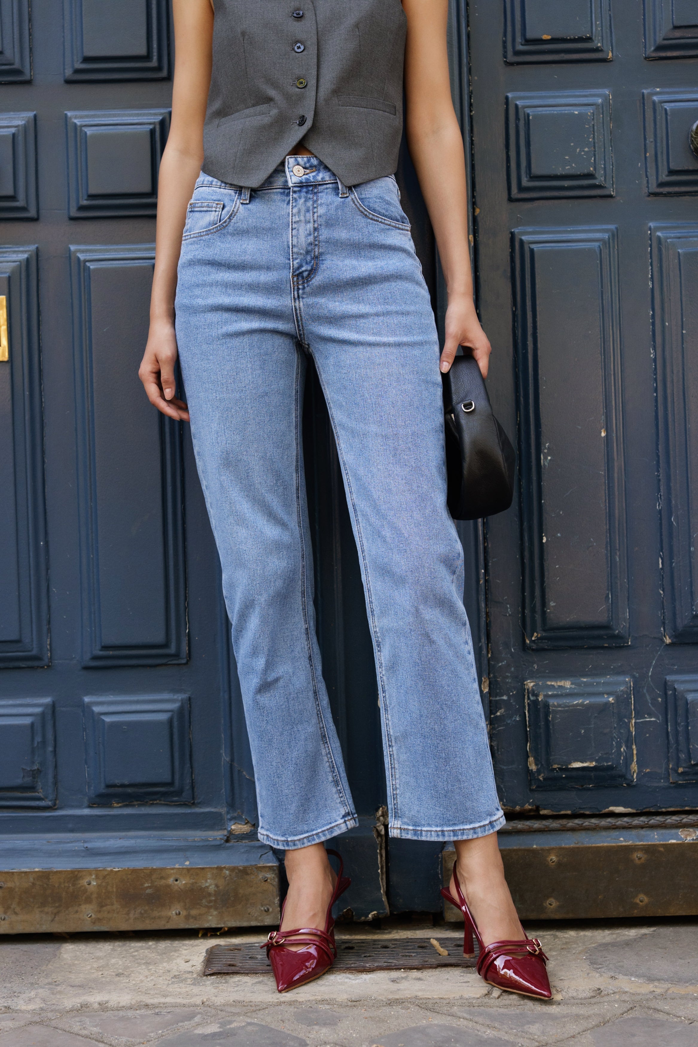 Jean Solange - denim stone - Oraije Paris