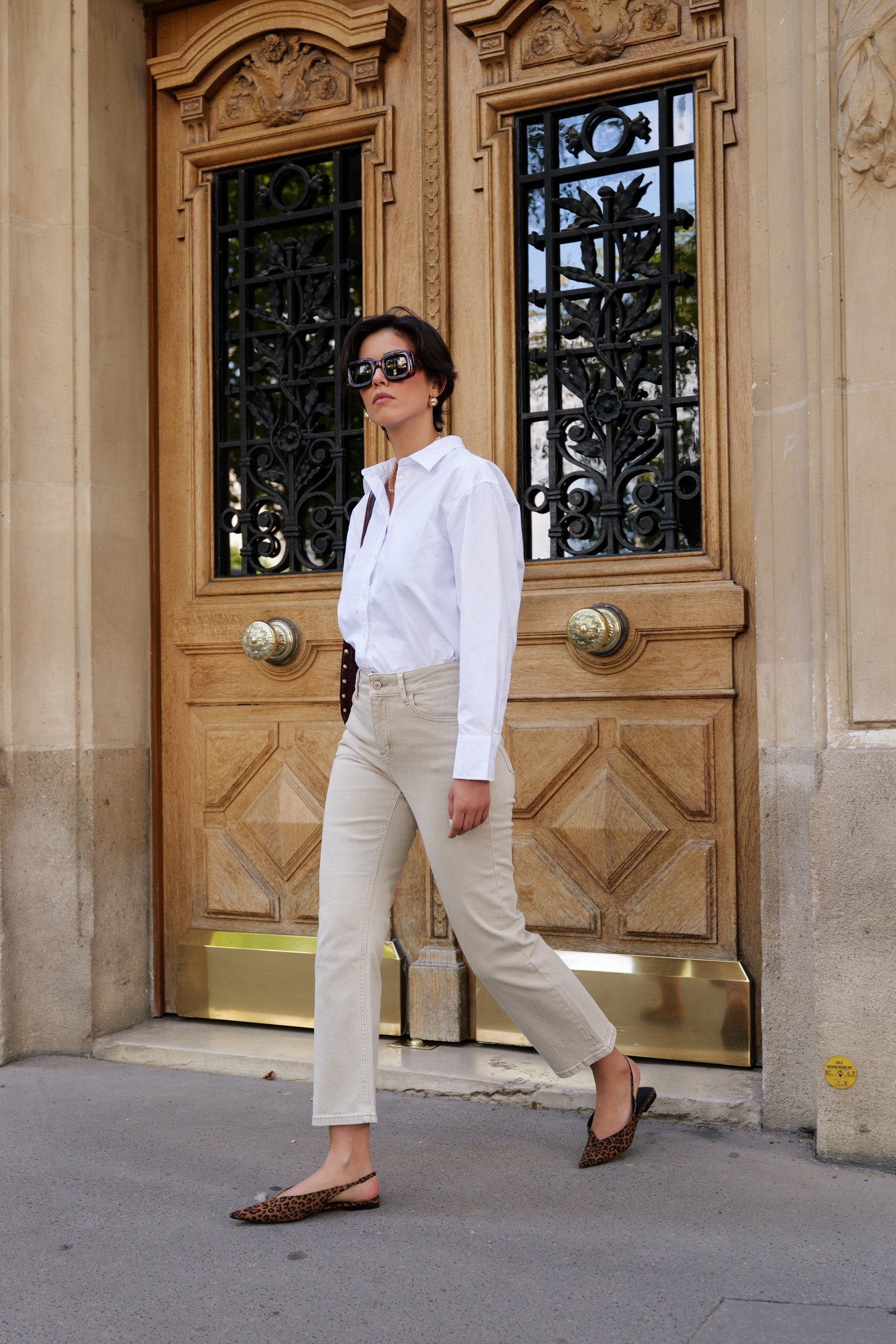 Jean Solange - denim taupe - Oraije Paris