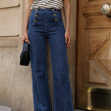 Jean Victo - denim bleu foncé - Oraije Paris