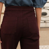 Jean Victorine - denim bordeaux - Oraije Paris