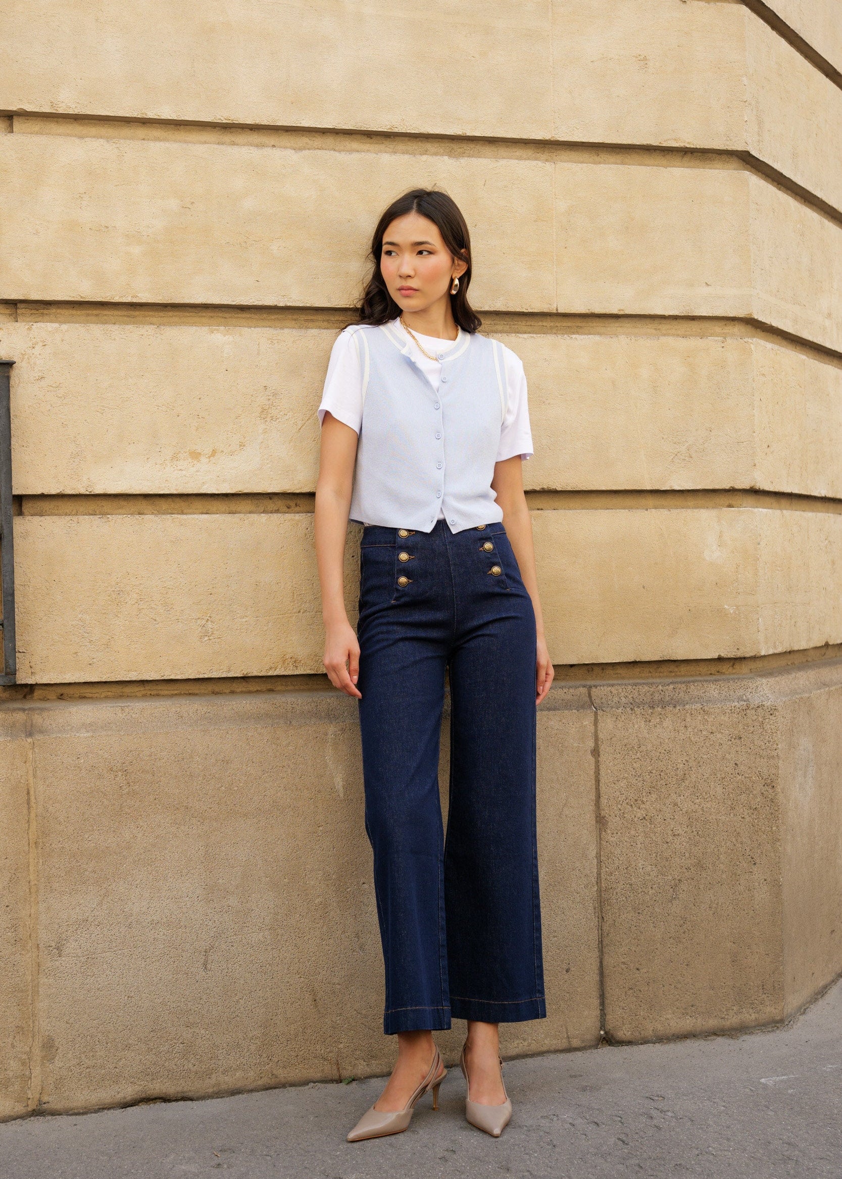 Jean Victorine - denim brut - Oraije Paris