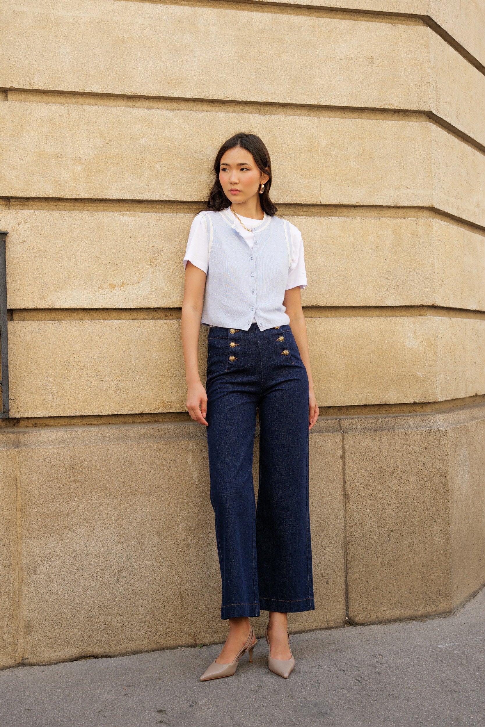 Jean Victorine - denim brut - Oraije Paris