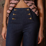 Jean Victorine - denim brut