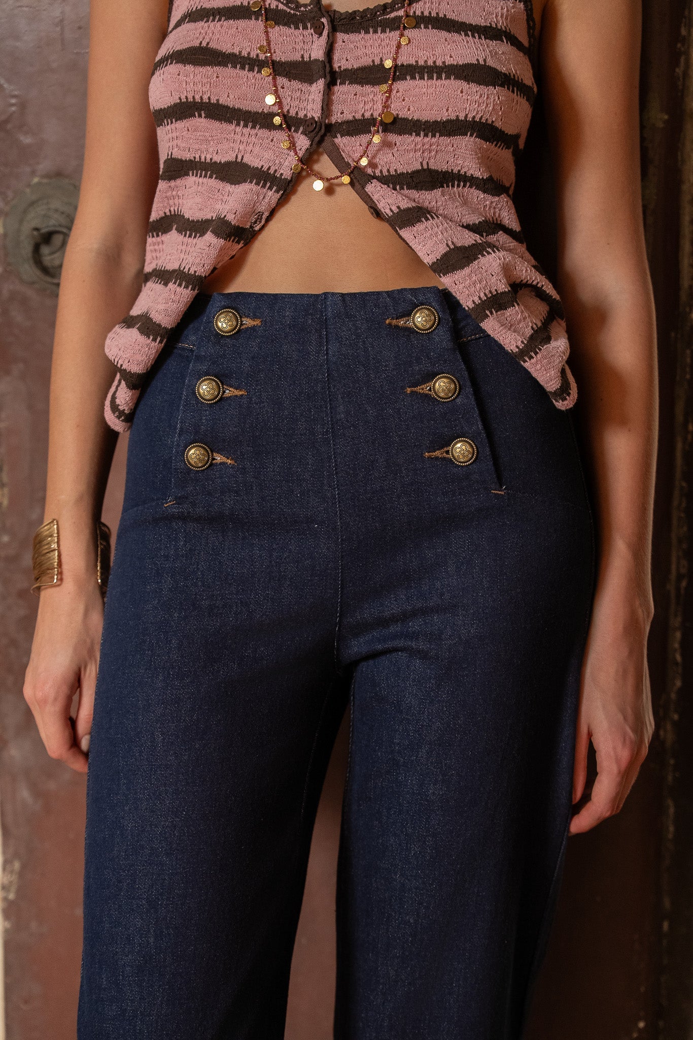 Jean Victorine - denim brut