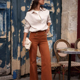 Jean Victorine - denim camel - Oraije Paris