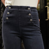 Jean Victorine - denim gris foncé - Oraije Paris