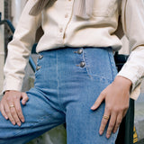 Jean Victorine - denim stone - Oraije Paris