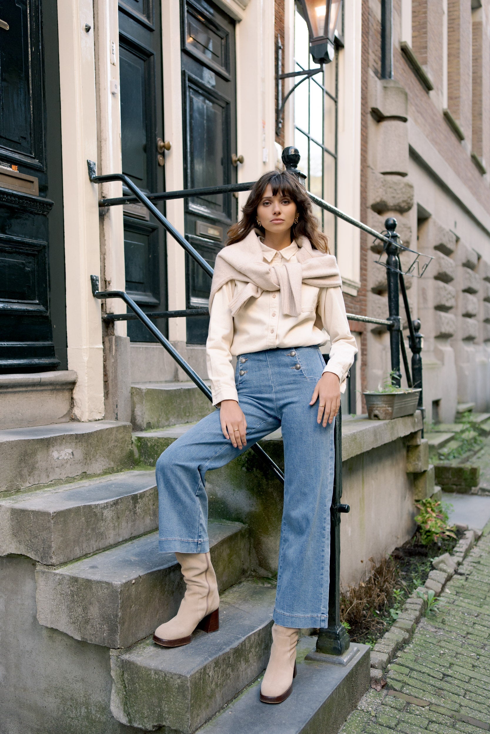 Jean Victorine - denim stone - Oraije Paris