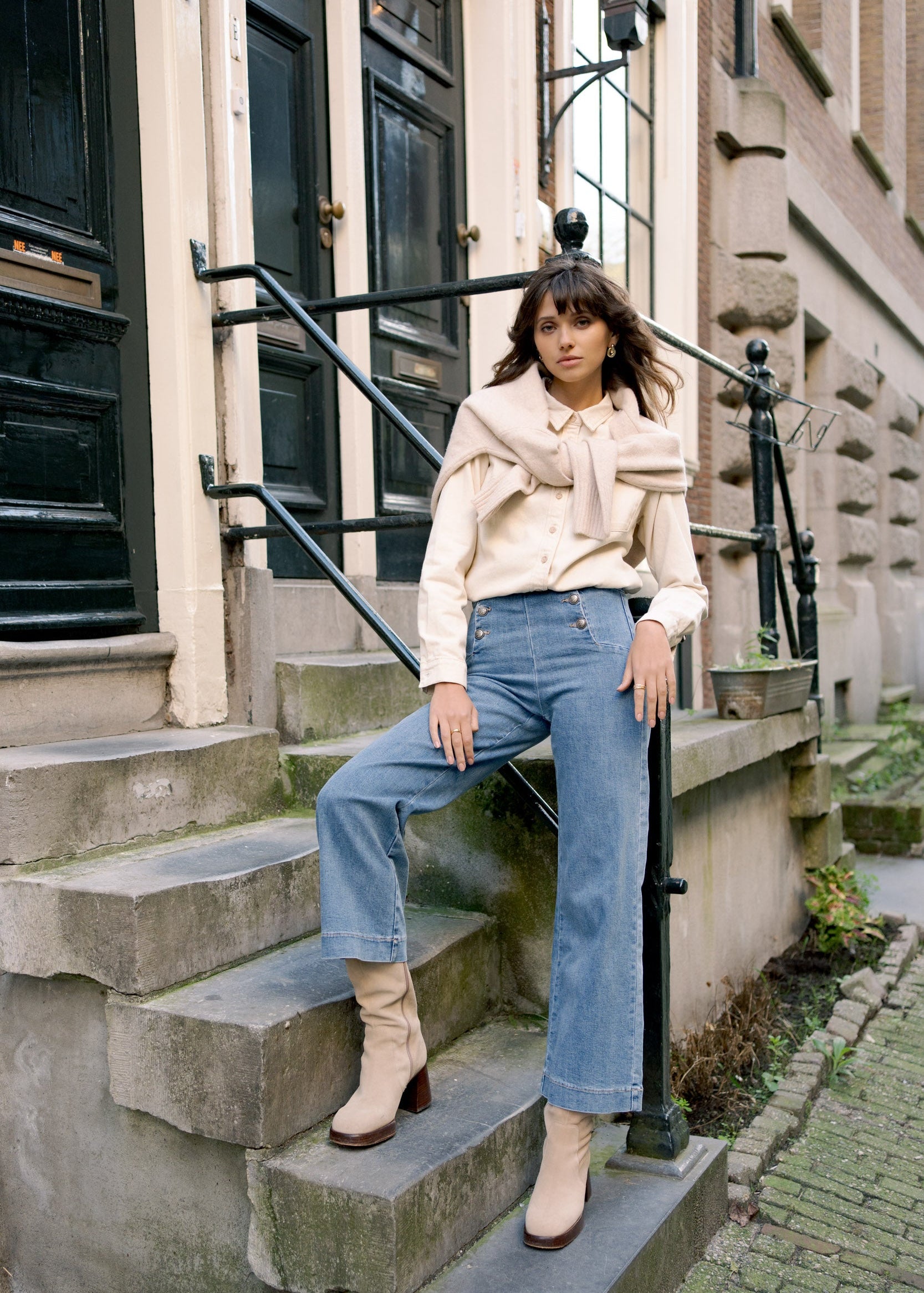 Jean Victorine - denim stone - Oraije Paris