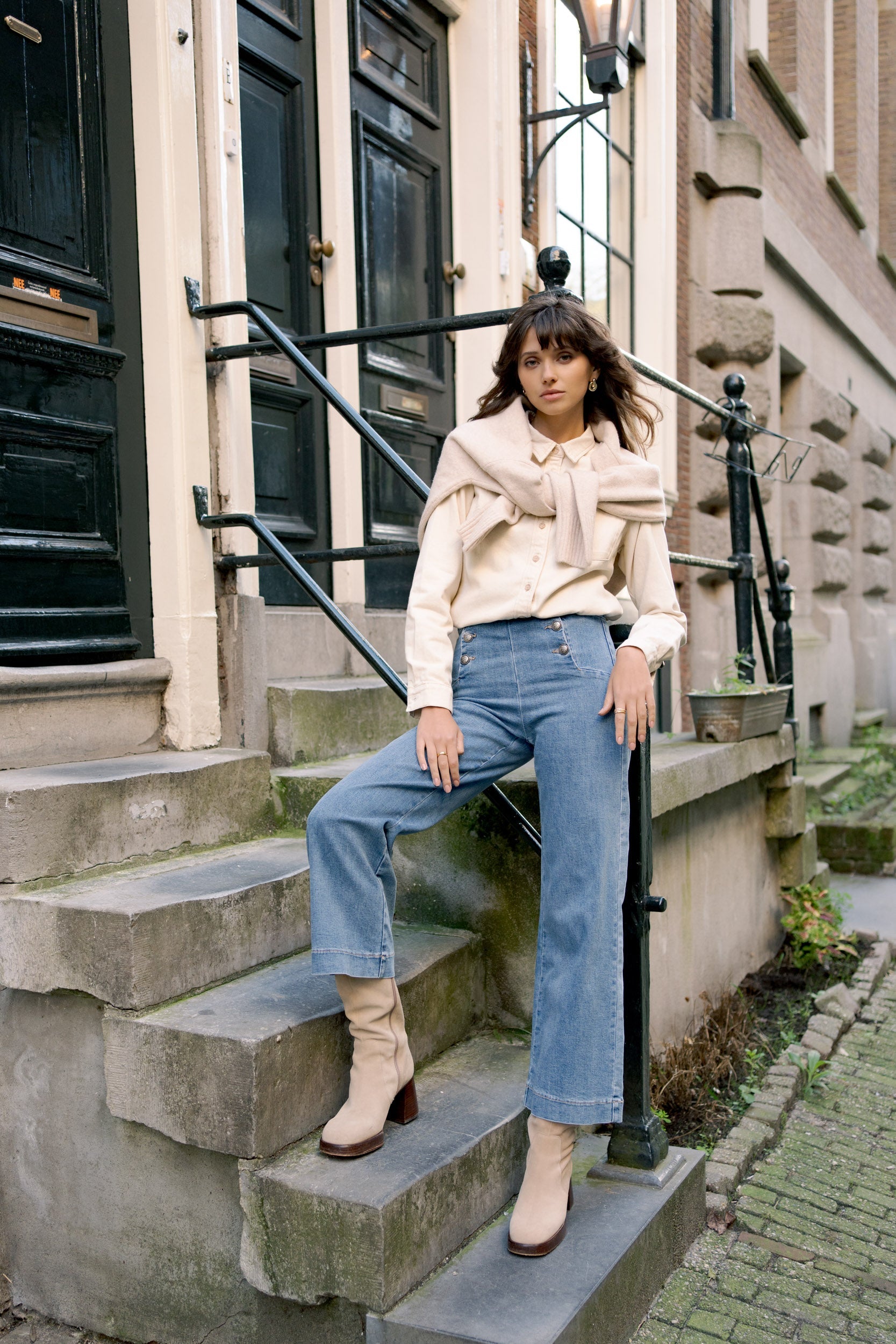 Jean Victorine - denim stone - Oraije Paris
