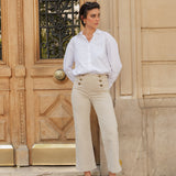 Jean Victorine - denim taupe - Oraije Paris