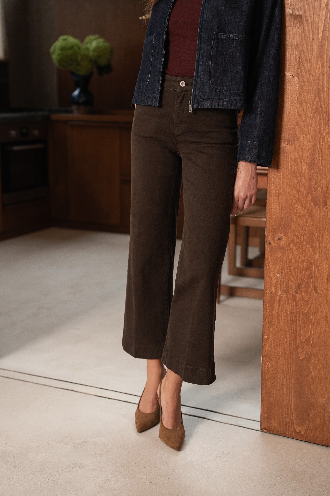 Jean Vienna - denim chocolat - Oraije Paris