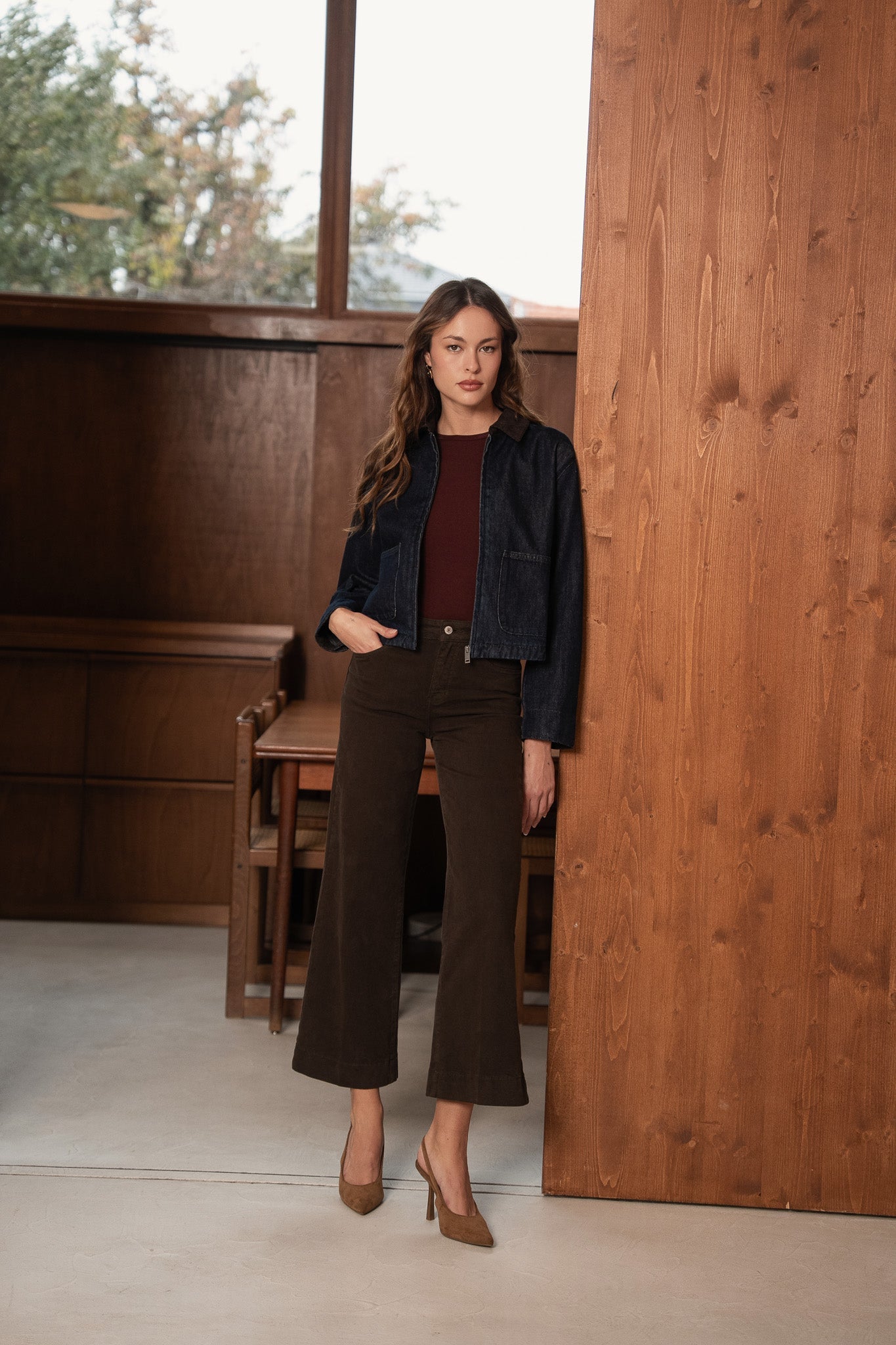 Jean Vienna - denim chocolat - Oraije Paris