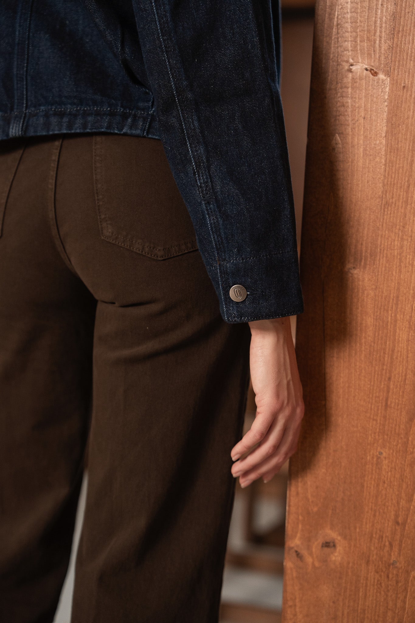 Jean Vienna - denim chocolat - Oraije Paris