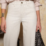 Jean Vienna - denim rayé naturel