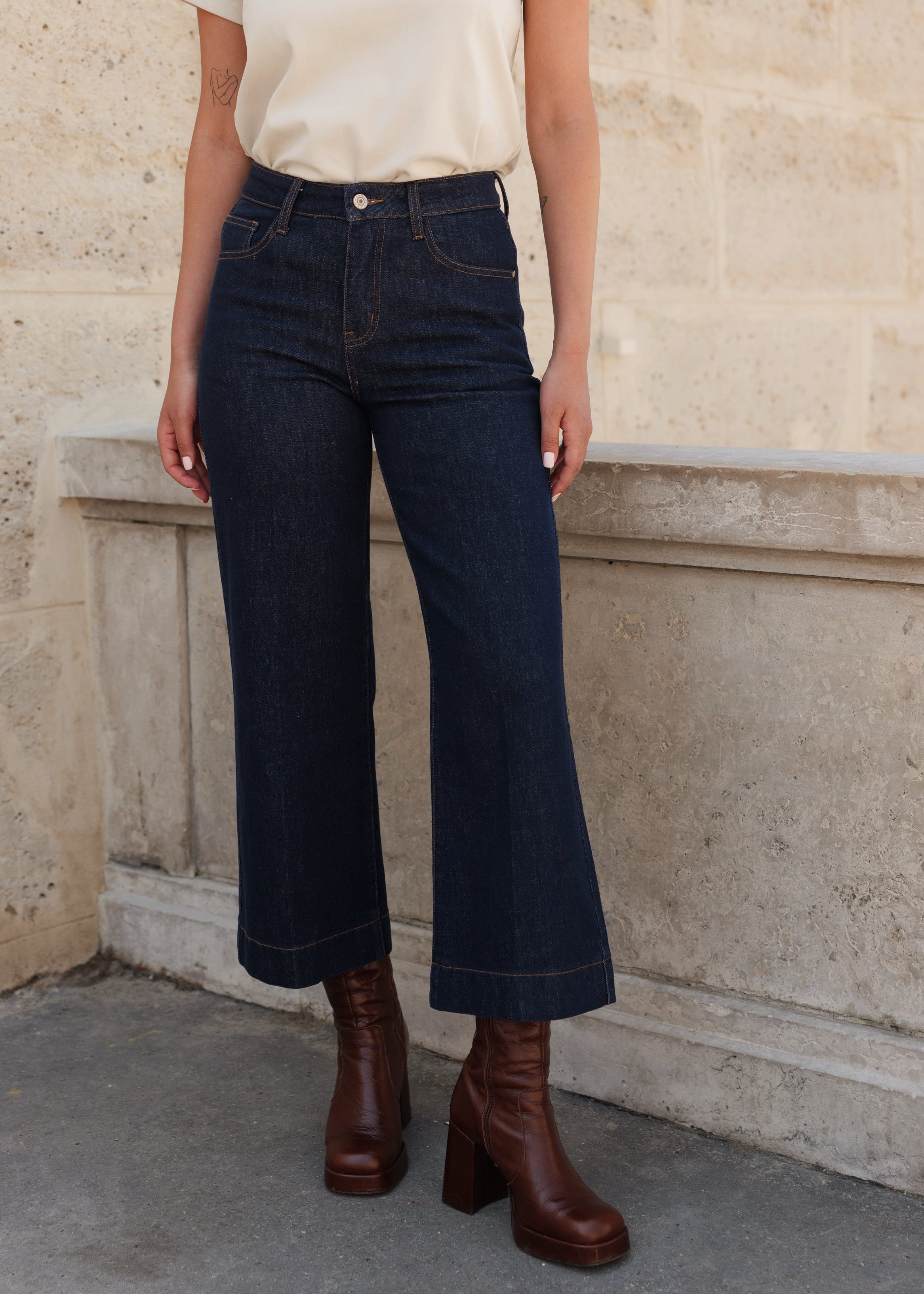 Jean Windy - denim brut - Oraije Paris