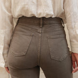 Jean Windy - denim kaki - Oraije Paris