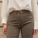 Jean Windy - denim kaki - Oraije Paris