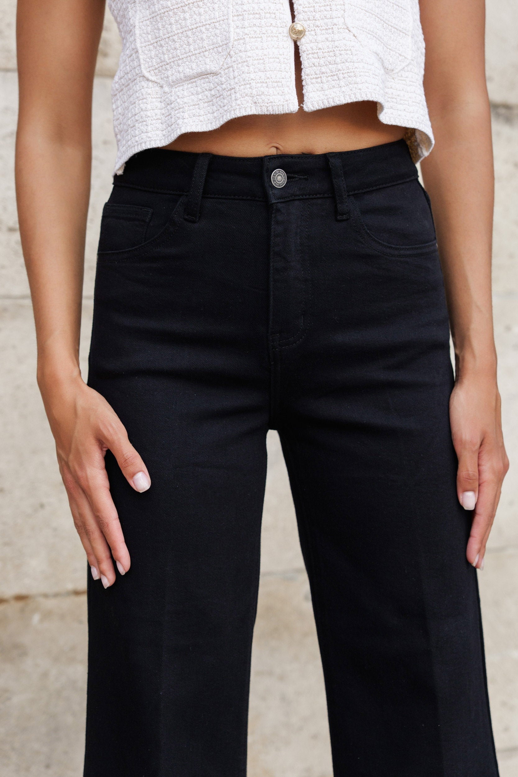 Jean Windy - denim noir - Oraije Paris