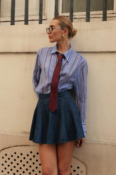 Jupe Joelle - denim brut - Oraije Paris