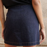 Jupe Romy - denim brut - Oraije Paris