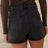 Jupe - short Jadene - denim gris - Oraije Paris