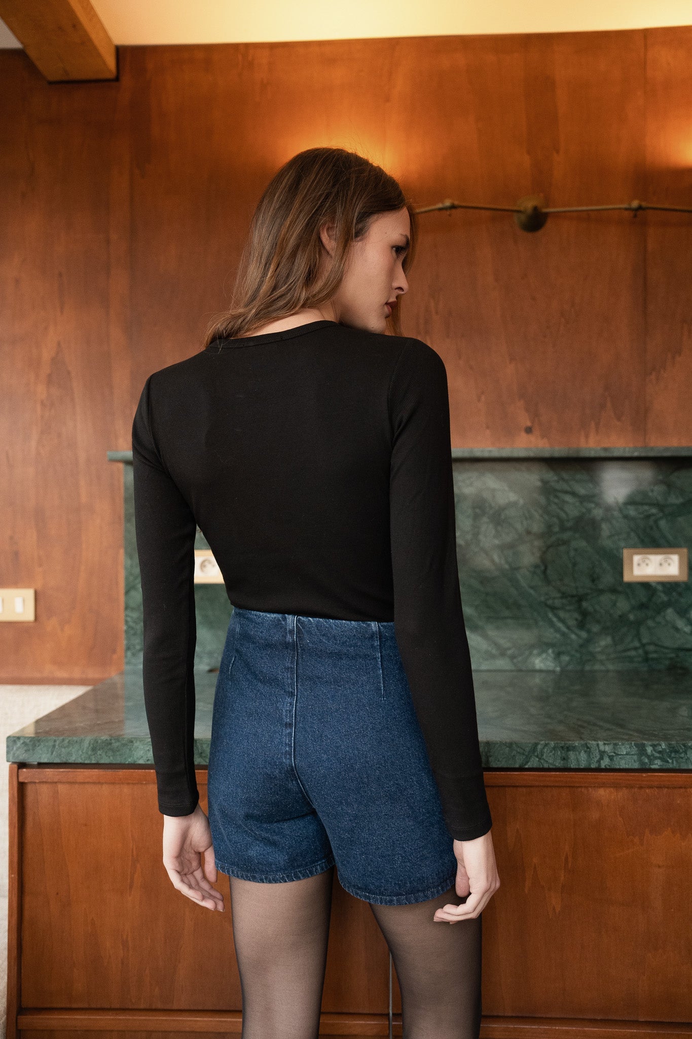 Jupe - short Jenna - denim brut