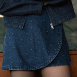 Jupe - short Jenna - denim brut