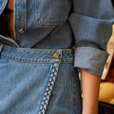 Jupe - short Stella - denim stone
