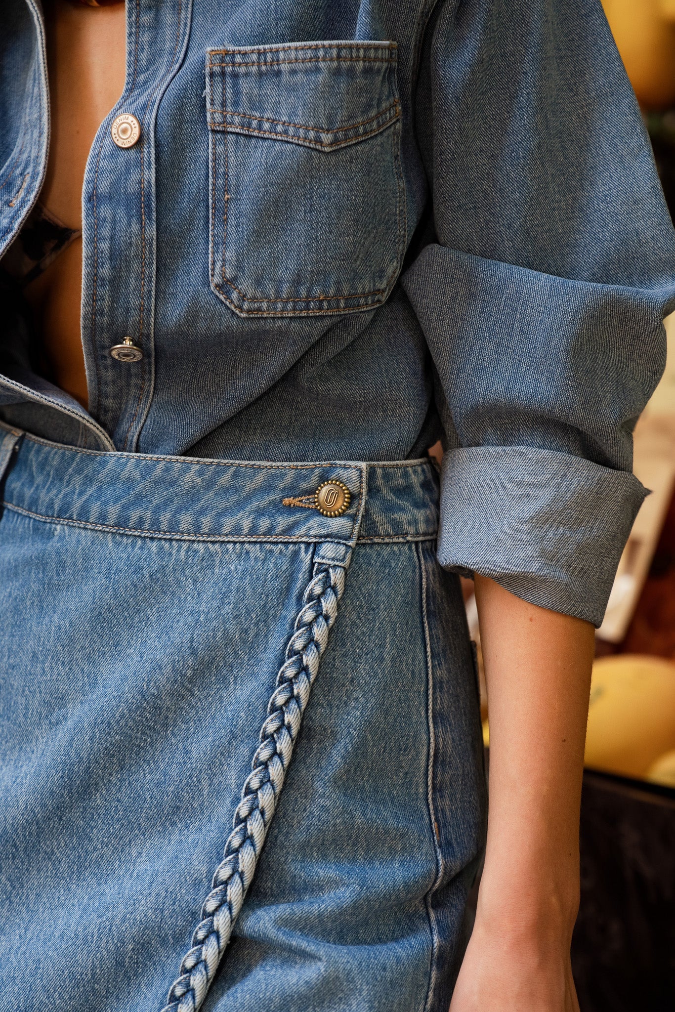 Jupe - short Stella - denim stone