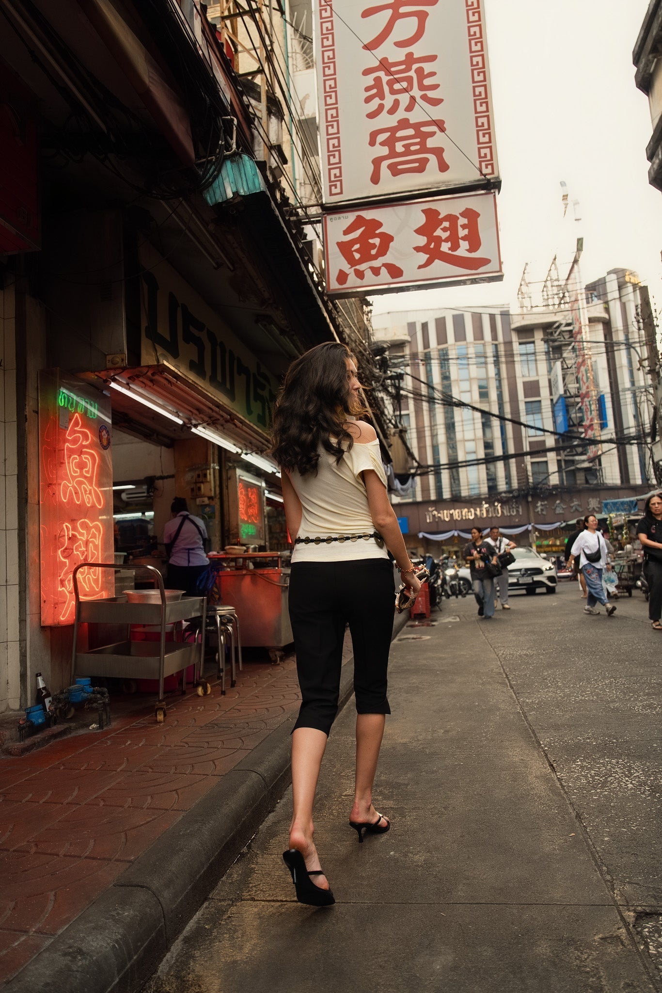 Pantacourt Capri - noir