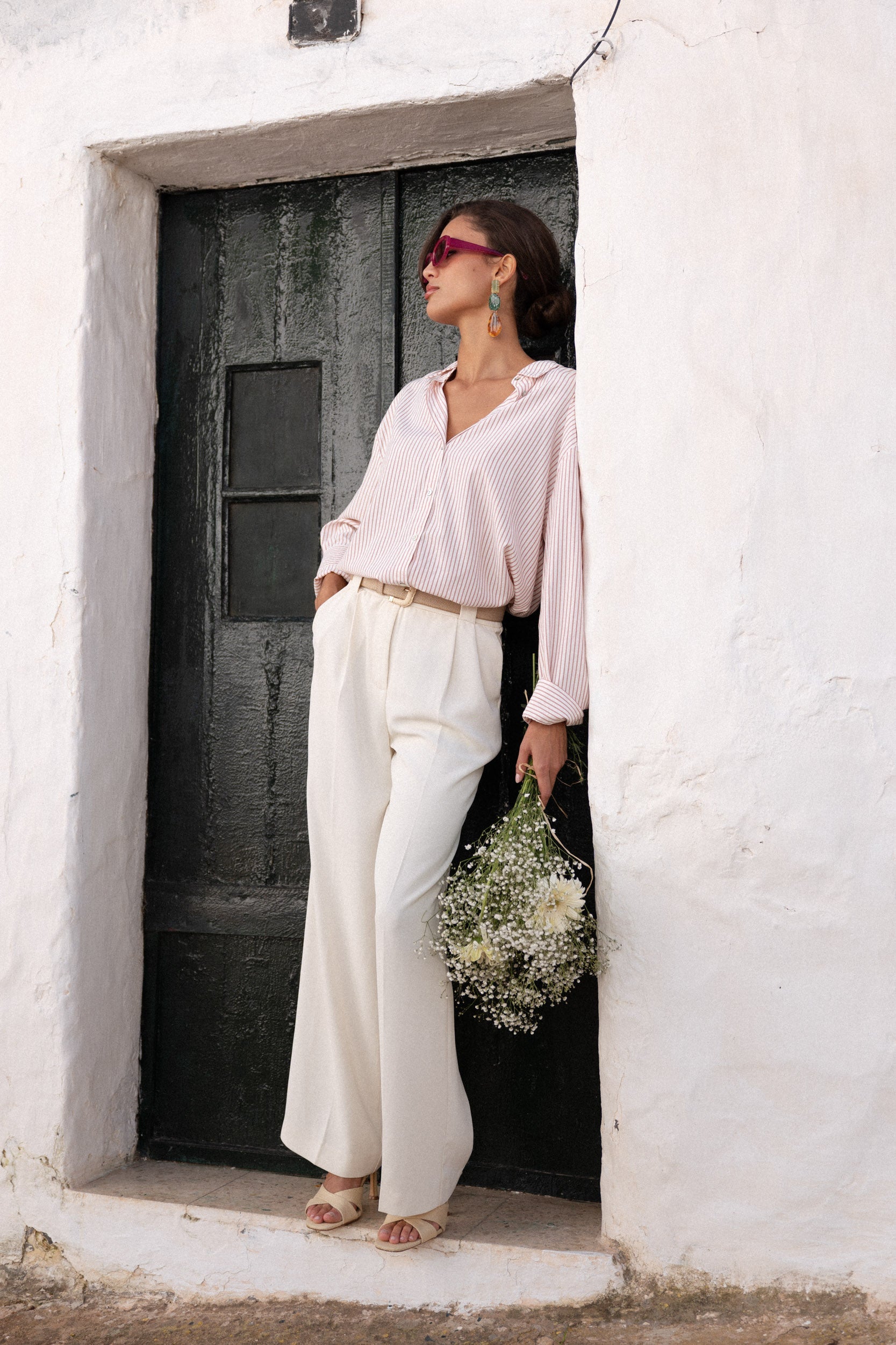 Pantalon Alba - blanc