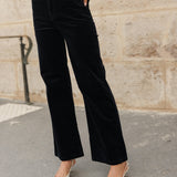 Pantalon Ava - velours marine