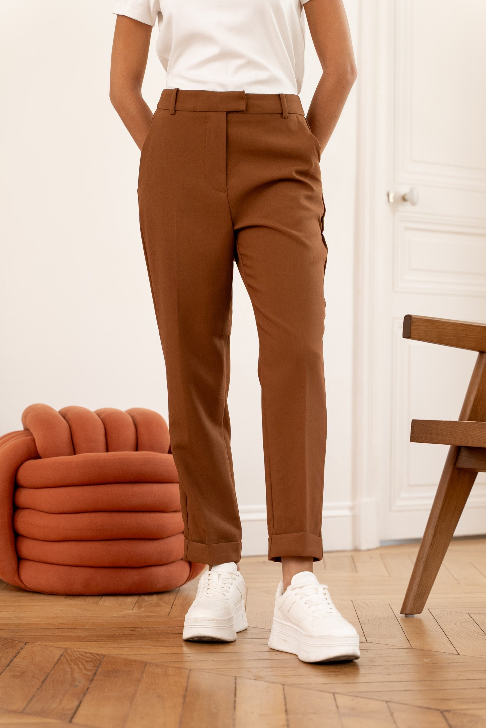 Pantalon Garance - camel - Oraije Paris