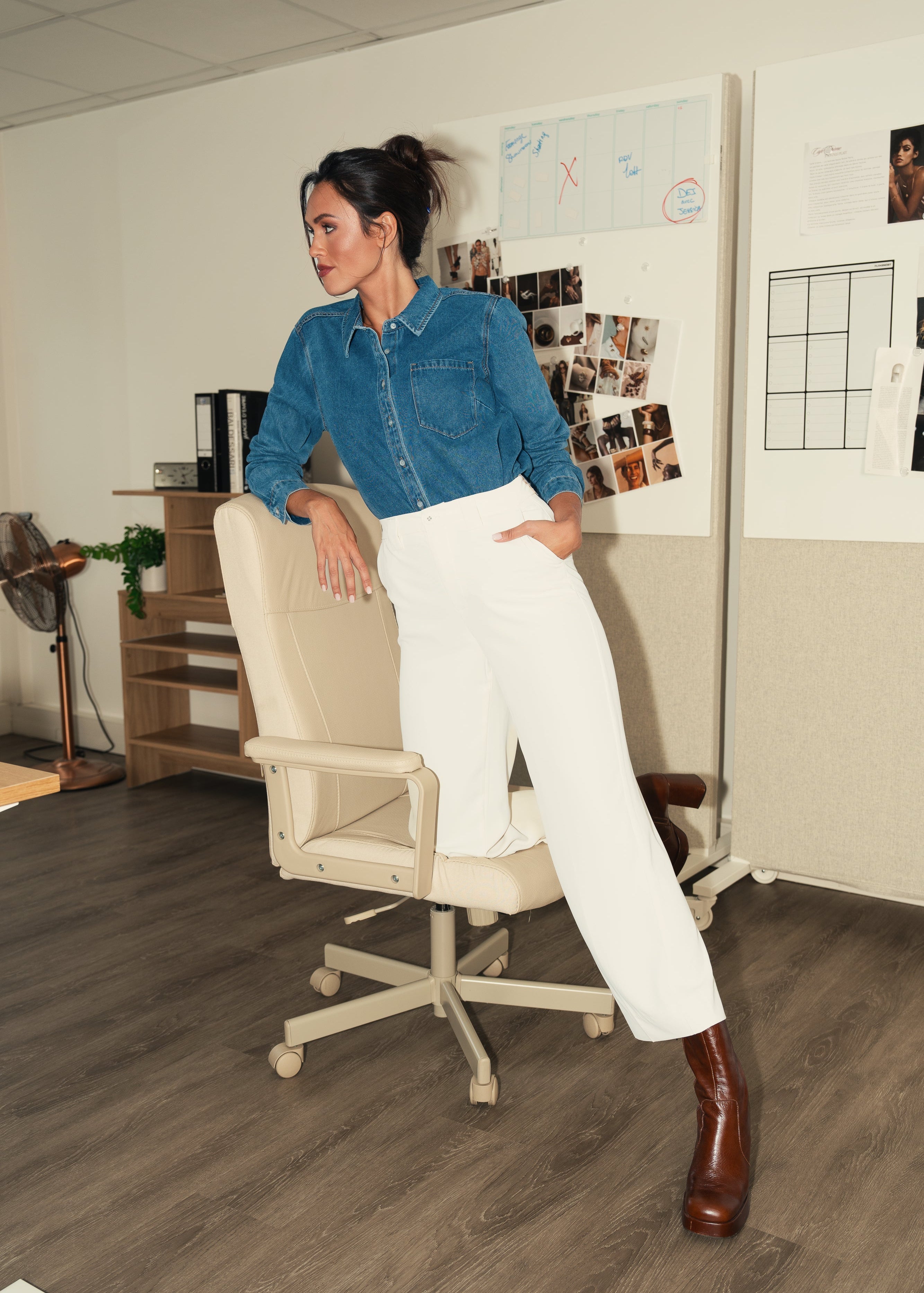 Pantalon Lou - blanc