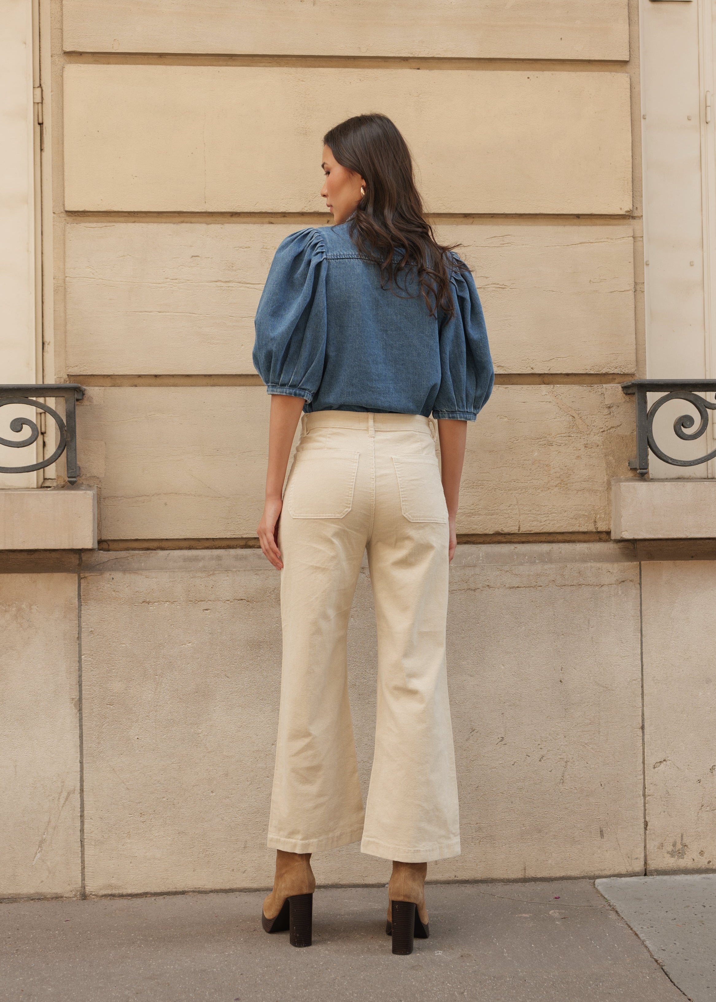 Pantalon Pedro - velours beige