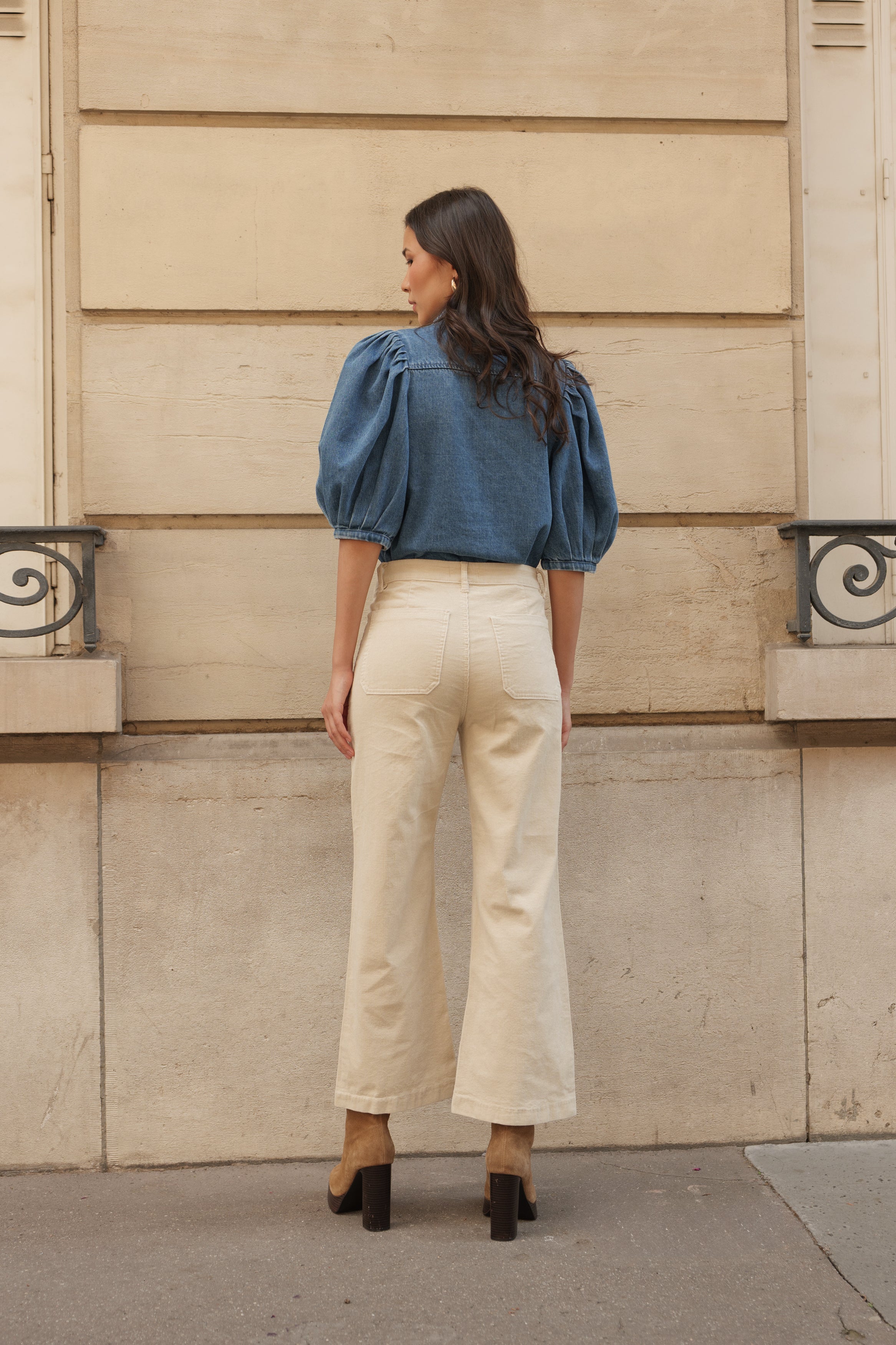 Pantalon Pedro - velours beige