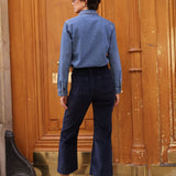 Pantalon Pedro - velours marine