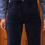 Pantalon Pedro - velours marine