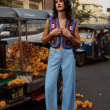 Pantalon Théa - bleu ciel