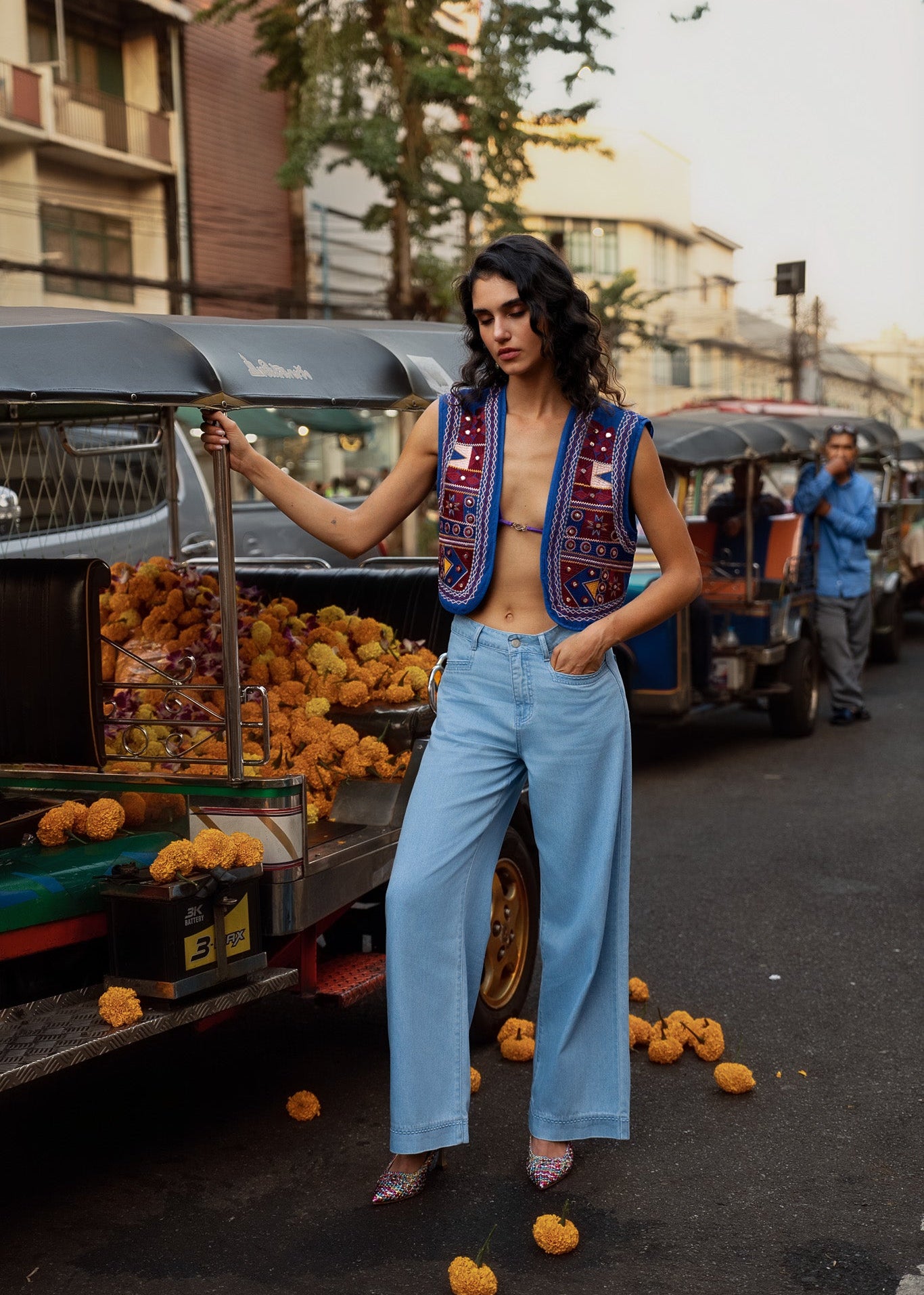 Pantalon Théa - bleu ciel