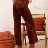 Pantalon Valentina - velours camel - Oraije Paris