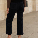 Pantalon Valentina - velours marine - Oraije Paris