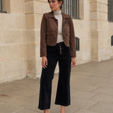 Pantalon Valentina - velours marine - Oraije Paris