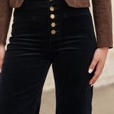 Pantalon Valentina - velours marine - Oraije Paris