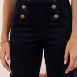Pantalon Victorine - velours marine